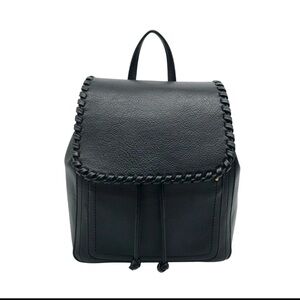 Style & Co Black Whipstitch Backpack